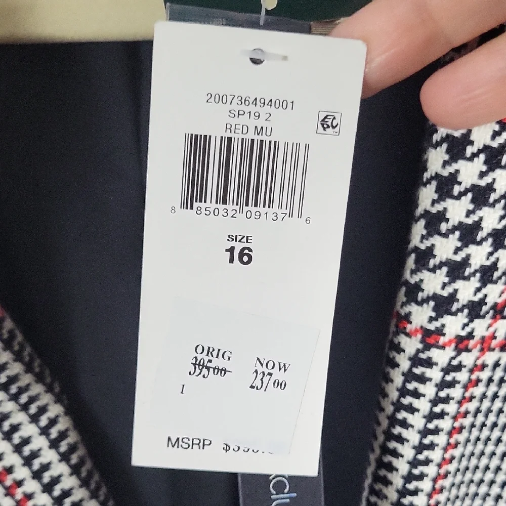 Lauren Ralph Lauren Women's Double Breasted Blazer, Size 16, NEW - Picture 5 of 11